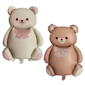 Matte Cartoon Teddy Bear Aluminum Film Balloon Activity Decoration For Children's Birthday And Adult Party Decoration